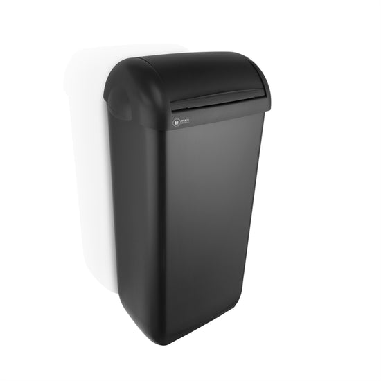 Black Satino affaldsbeholder 23 L låg